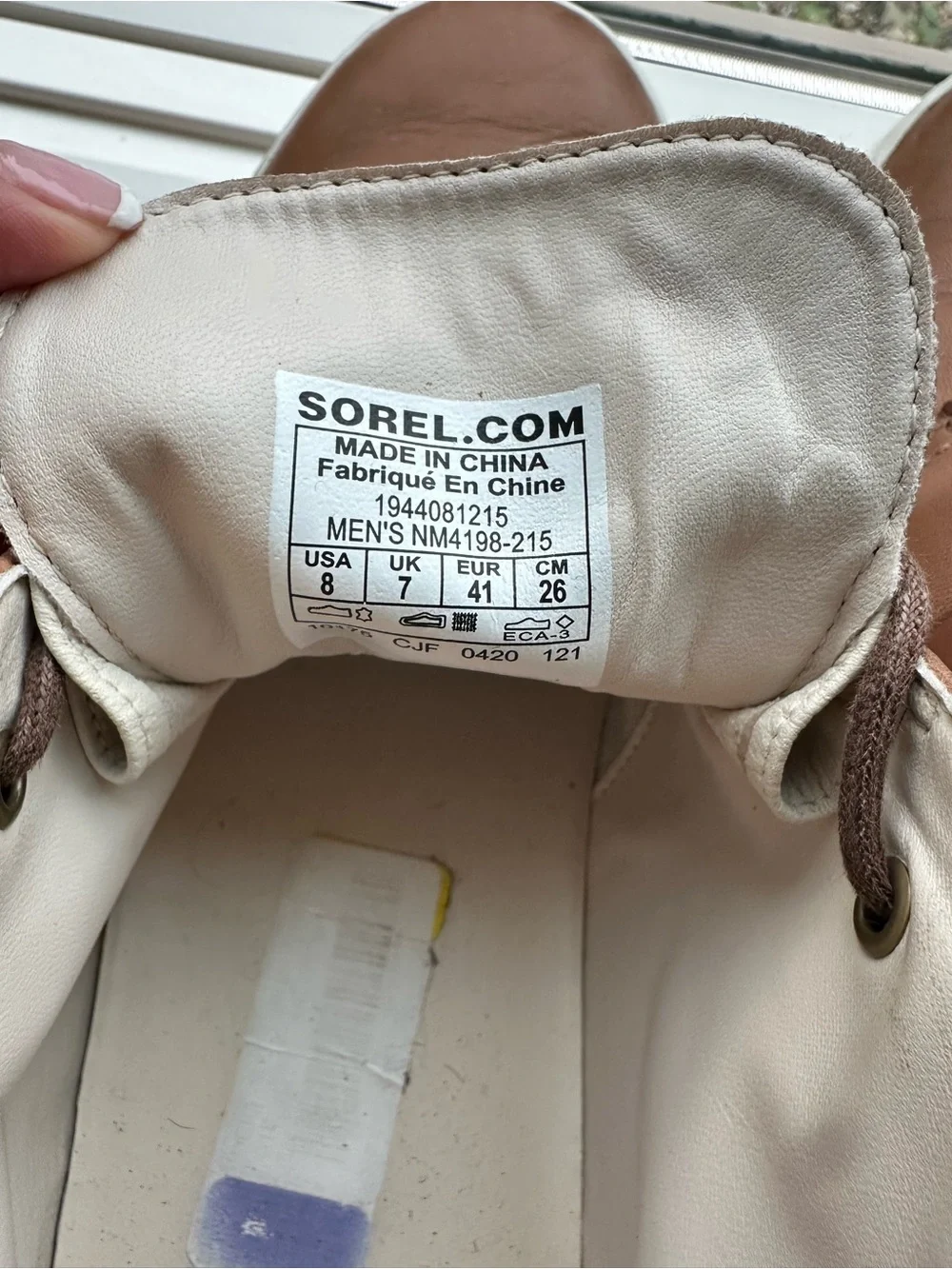 Sorel smooth tan